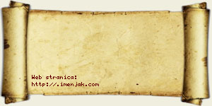 Jagoda Tošković vizit kartica